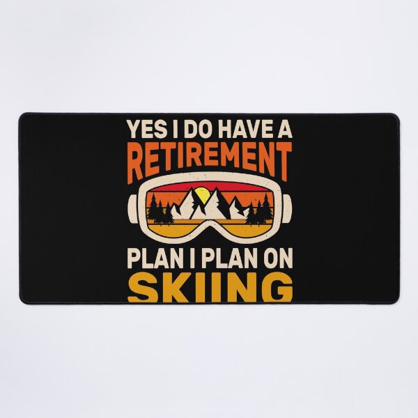 Item preview, Funny Skiing Retirement Plan Retro Skier Gift designed and sold by KroghDs.
