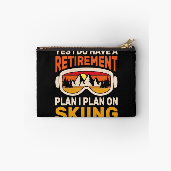 Item preview, Funny Skiing Retirement Plan Retro Skier Gift designed and sold by KroghDs.