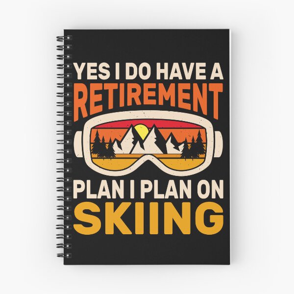 Item preview, Funny Skiing Retirement Plan Retro Skier Gift designed and sold by KroghDs.