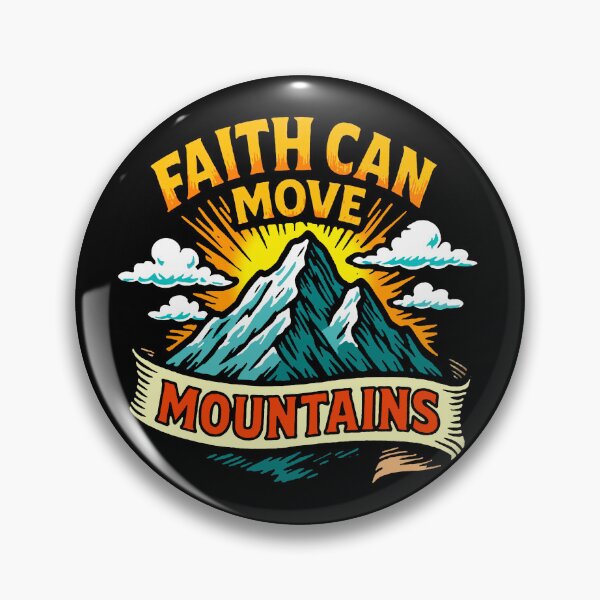 Item preview, Matthew 17:20 Faith Can Move Mountains designed and sold by plushism.