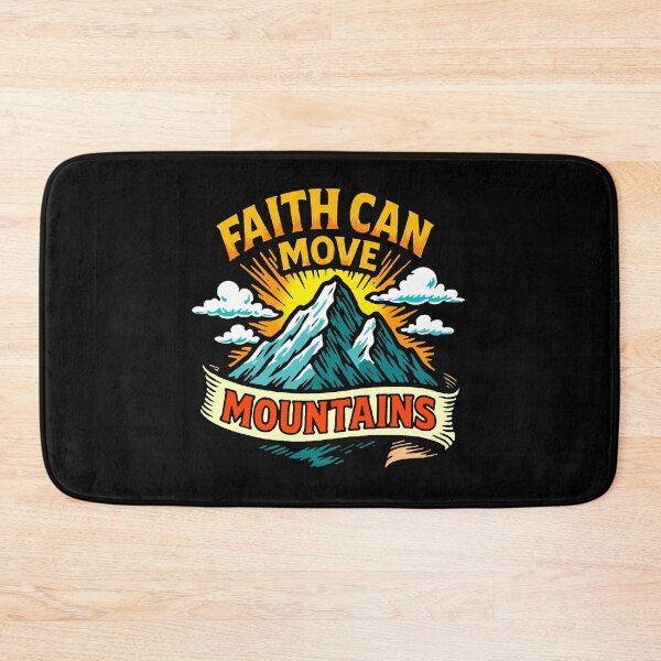 Item preview, Matthew 17:20 Faith Can Move Mountains designed and sold by plushism.