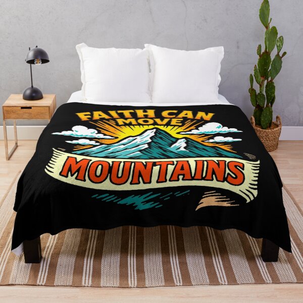 Item preview, Matthew 17:20 Faith Can Move Mountains designed and sold by plushism.