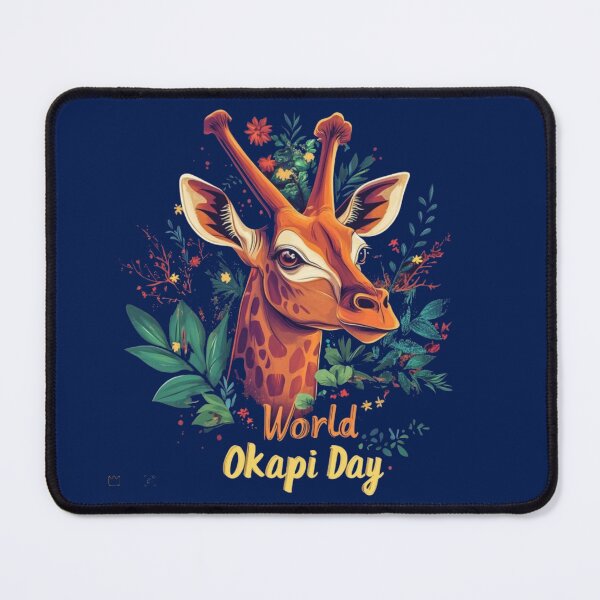 Item preview, World Okapi Day Wildlife Art - Rare Animal Conservation Graphic designed and sold by GenZFashion000.