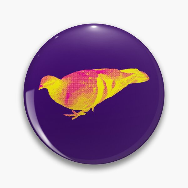 Item preview, Charlene the pigeon (pink) designed and sold by BlackSwanArt.