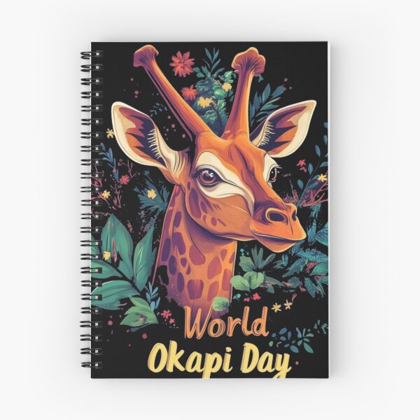 Item preview, World Okapi Day Wildlife Art - Rare Animal Conservation Graphic designed and sold by GenZFashion000.