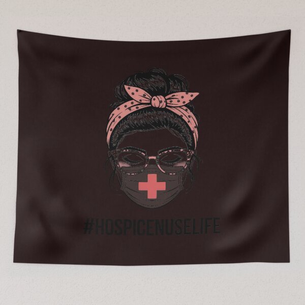 Item preview, Hospice Nurse Life Messy Bun RN Registered Nursing designed and sold by Black-Montana.