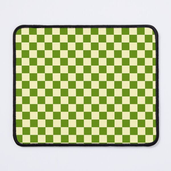 Item preview, Grass Green and Cream Retro Checkerboard Pattern, Aesthetic Kelly Green Minimalist Checkerboard, Garden Green and Cream Gingham Check Aesthetic, Modern Leaf Green and Butter Chess Board designed and sold by VivaFy.
