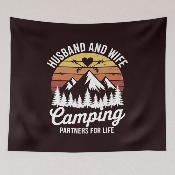Item preview, Husband And Wife Camping Partners For Life Gift Camper designed and sold by WILI-YAWILI.