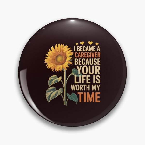 Item preview, I Became Caregiver Because Your Life Is Worth Time Caregiver designed and sold by WILI-YAWILI.