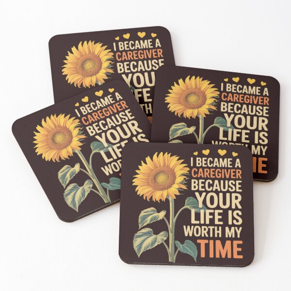 Item preview, I Became Caregiver Because Your Life Is Worth Time Caregiver designed and sold by WILI-YAWILI.