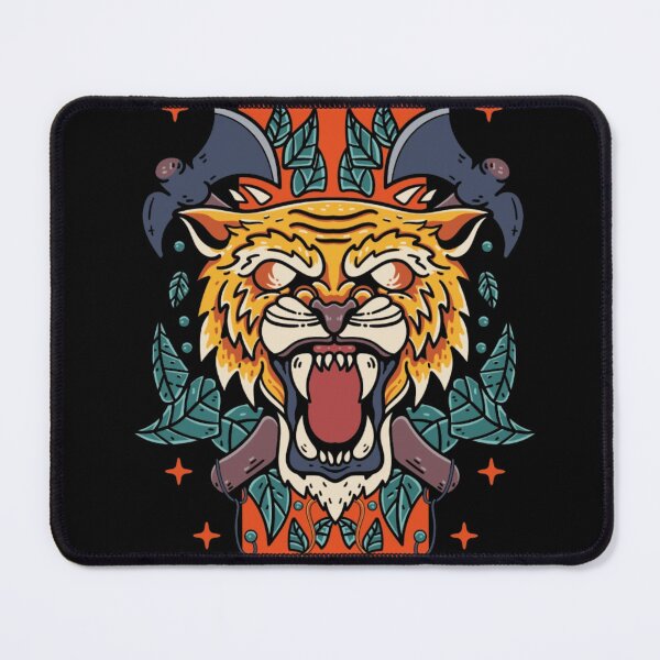Item preview, Traditional Tiger Tattoo Art - Neo Traditional Big Cat Illustration designed and sold by GenZFashion000.