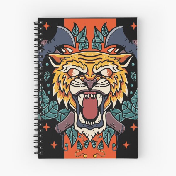 Item preview, Traditional Tiger Tattoo Art - Neo Traditional Big Cat Illustration designed and sold by GenZFashion000.