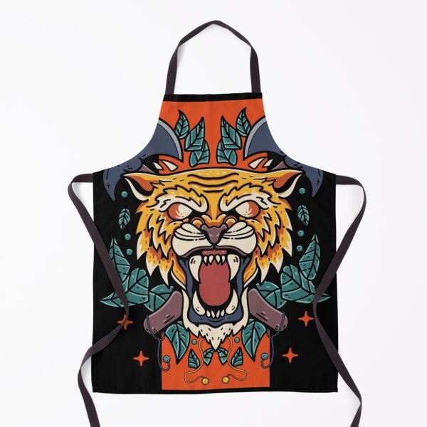 Item preview, Traditional Tiger Tattoo Art - Neo Traditional Big Cat Illustration designed and sold by GenZFashion000.