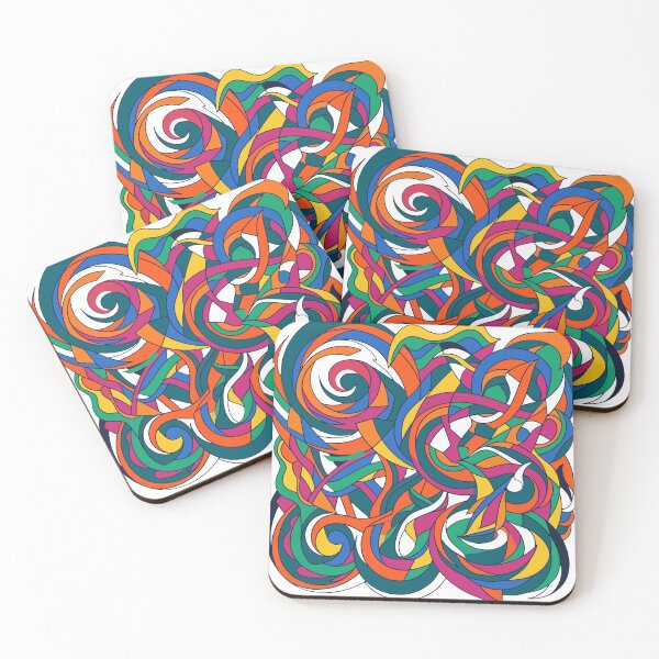 Item preview, Chromatic Whirl of Energy designed and sold by inkioboutique.