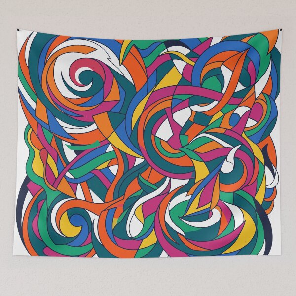 Item preview, Chromatic Whirl of Energy designed and sold by inkioboutique.