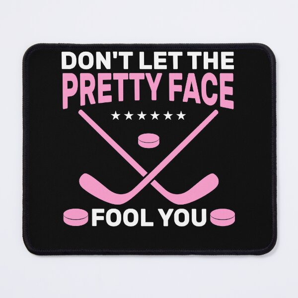Item preview, Funny Girls Ice Hockey Pretty Face Fool You Gift designed and sold by KroghDs.