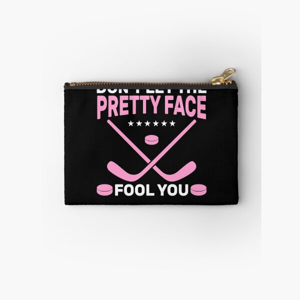Item preview, Funny Girls Ice Hockey Pretty Face Fool You Gift designed and sold by KroghDs.