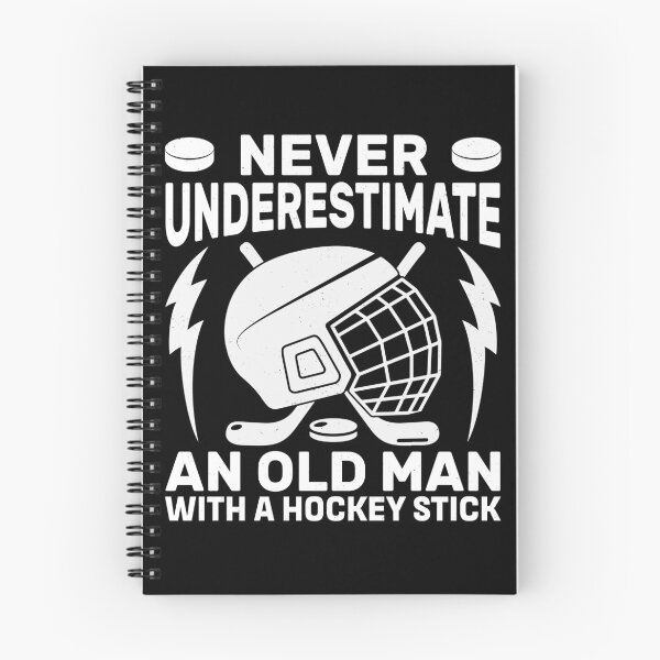 Item preview, Funny Old Man Hockey Helmet Stick Gift designed and sold by KroghDs.