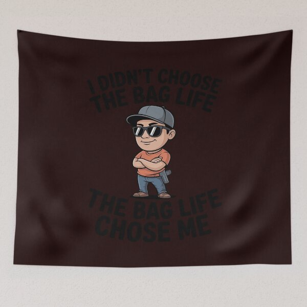 Item preview, I Didnt Choose The Bag Life The Bag Life Chose Me Meme designed and sold by LavenderAndRage.
