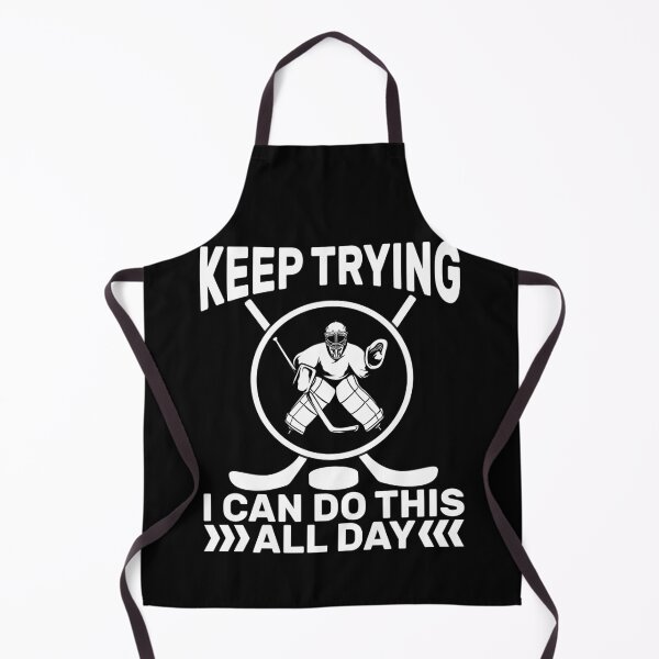 Item preview, Motivational Hockey Goalie Keep Trying Gift designed and sold by KroghDs.