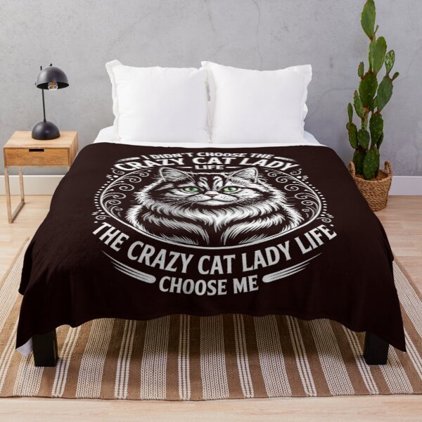 Item preview, I Didn't Choose the Crazy Cat Lady Life Cat Lover designed and sold by LavenderAndRage.