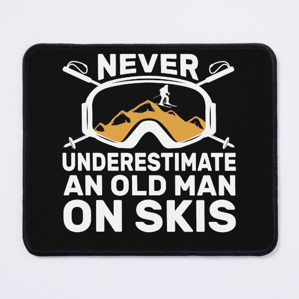 Item preview, Funny Old Man On Skis Grandpa Skier Gift designed and sold by KroghDs.