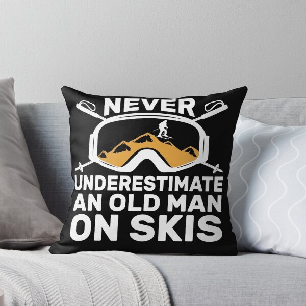 Item preview, Funny Old Man On Skis Grandpa Skier Gift designed and sold by KroghDs.