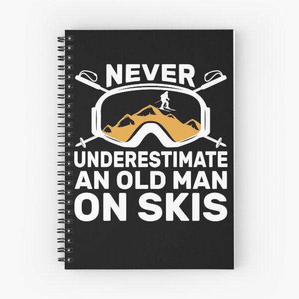 Item preview, Funny Old Man On Skis Grandpa Skier Gift designed and sold by KroghDs.