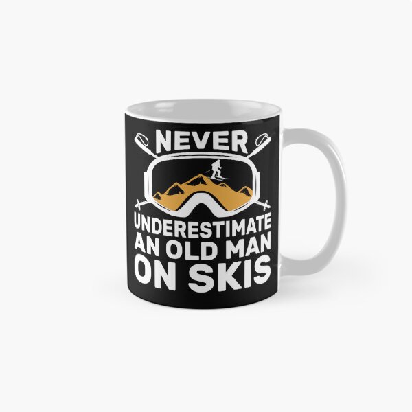 Item preview, Funny Old Man On Skis Grandpa Skier Gift designed and sold by KroghDs.