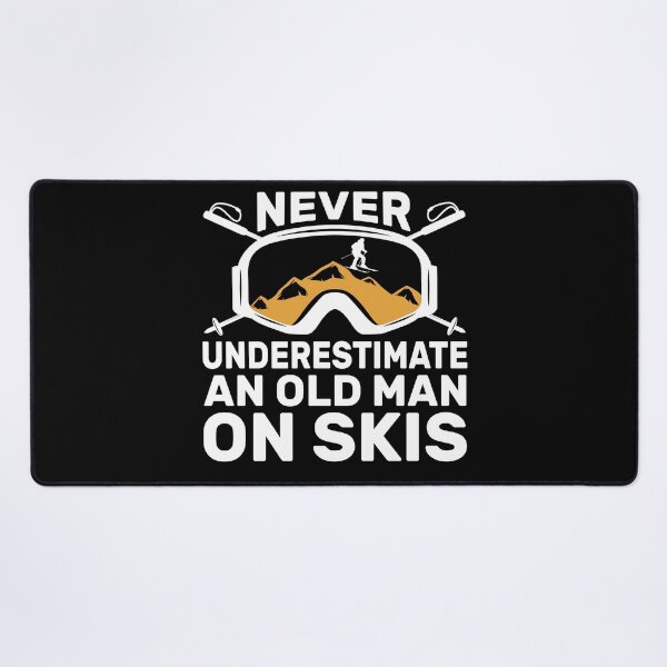 Item preview, Funny Old Man On Skis Grandpa Skier Gift designed and sold by KroghDs.
