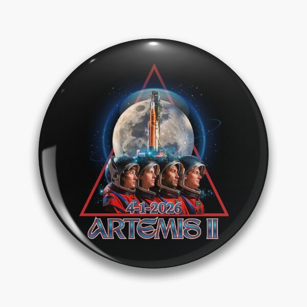 Artikelvorschau, Artemis II 4-1-2026 Crew entworfen und verkauft von Tripp Art Studio.
