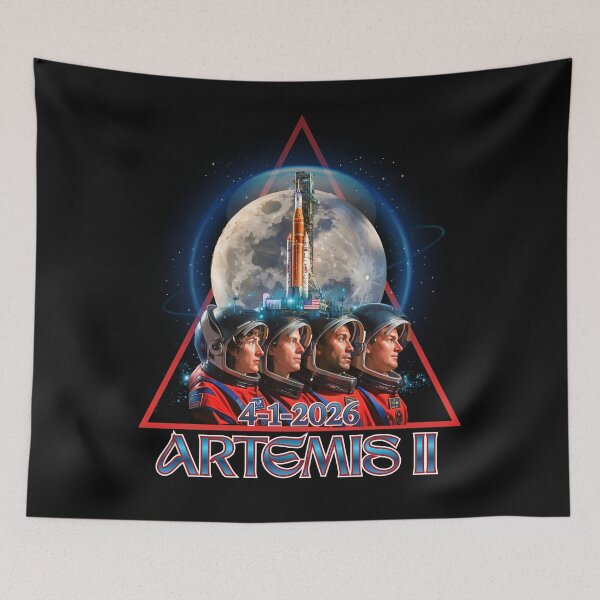 Item preview,  Artemis II 4-1-2026 Crew designed and sold by Tripp Art Studio.