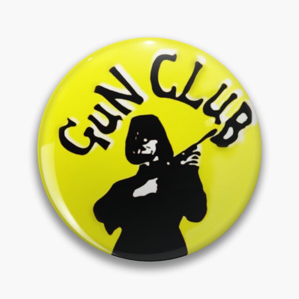 Item preview, The Gun Club 1980s punk rock pin designed and sold by wetcigarette.