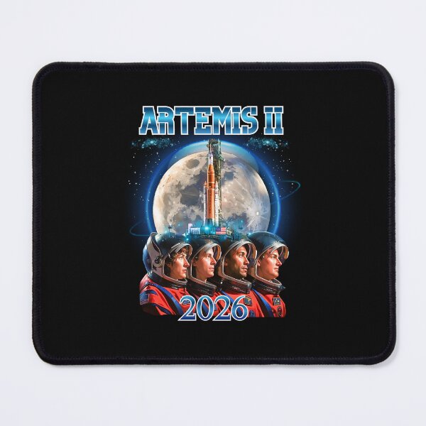 Item preview, Artemis II 2026 Crew designed and sold by Tripp Art Studio.