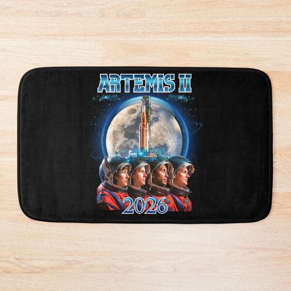 Item preview, Artemis II 2026 Crew designed and sold by Tripp Art Studio.