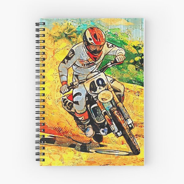 Item preview, Cornering Hard - Motocross Rider designed and sold by NaturePrints.