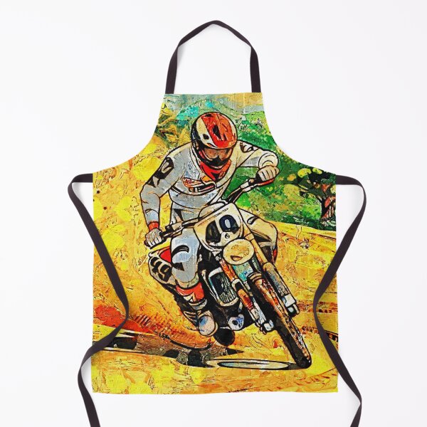 Item preview, Cornering Hard - Motocross Rider designed and sold by NaturePrints.