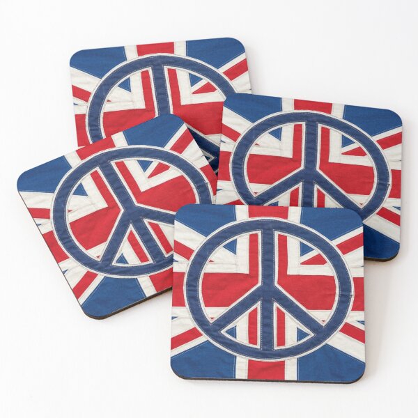 Item preview, Union Jack Peace Sign designed and sold by The King's general goods.