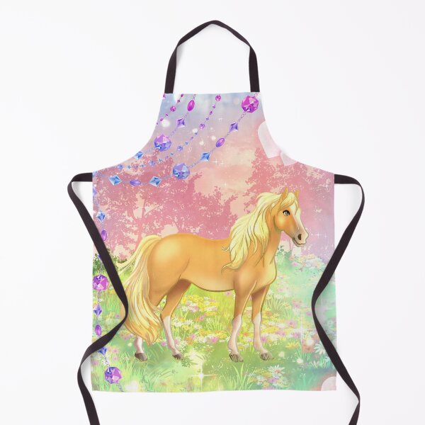 Item preview, Magical Palomino Horse in Enchanted Flower Meadow designed and sold by TeamLouOfficial.
