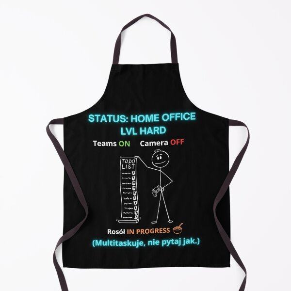 Item preview, Black Home Office LVL Hard - Funny Polinglish Work From Home Humor Gift Teams On designed and sold by VibePolinglish.