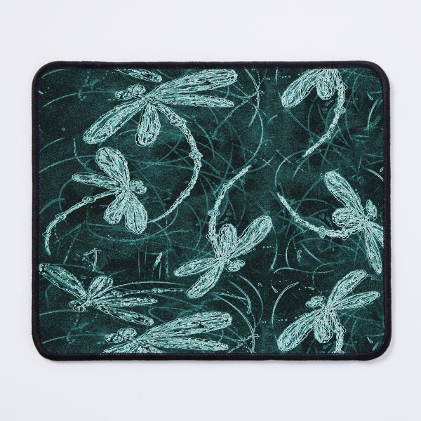 Item preview, Dragonfly Disco Midnight Blue designed and sold by lyndseyart.
