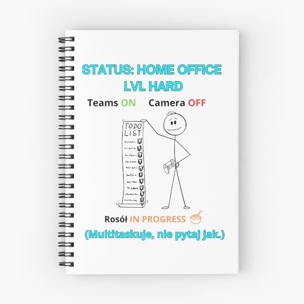Item preview, White Home Office LVL Hard - Funny Polinglish Work From Home Humor Gift Teams On designed and sold by VibePolinglish.