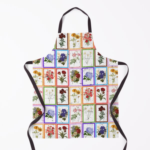 Item preview, Vintage Postage Stamp Floral Mosaic Pattern designed and sold by Atlasoloji.