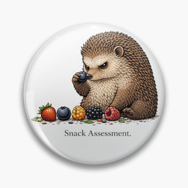 Item preview, Snack Assessment Hedgehog Berry Sticker designed and sold by Gentlestate.