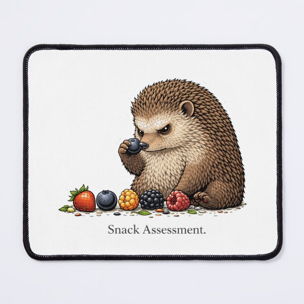 Item preview, Snack Assessment Hedgehog Berry Sticker designed and sold by Gentlestate.
