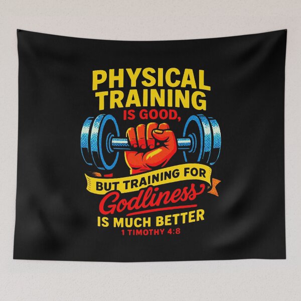 Item preview, 1 Timothy 4:8 Training For Godliness Is Much Better designed and sold by plushism.