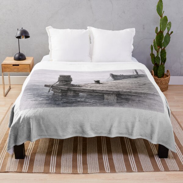 Item preview, Misty Wooden Dock Old Boat Pencil designed and sold by Ykvaere.