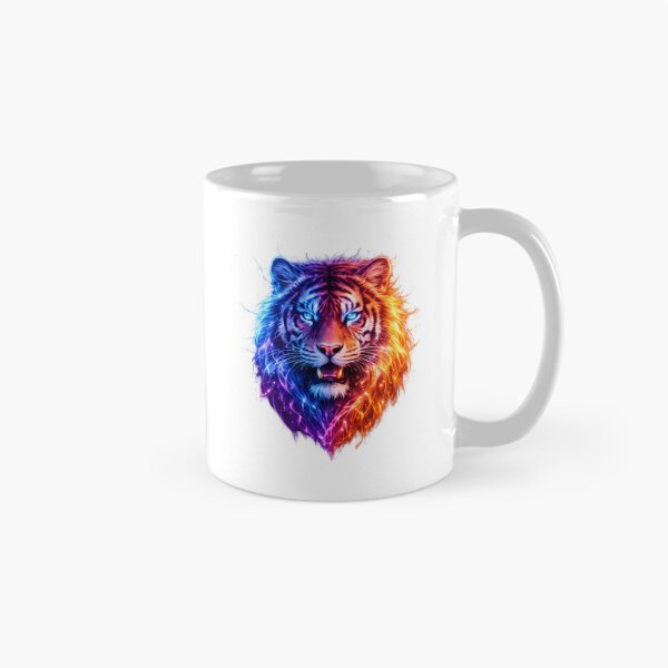 Item preview, Primal Spark - Elemental Cosmic Tiger designed and sold by Neon Wolf Studio.
