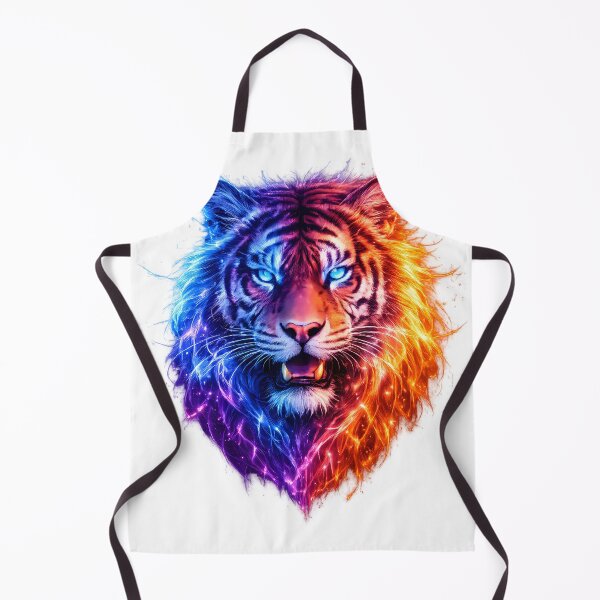 Item preview, Primal Spark - Elemental Cosmic Tiger designed and sold by Neon Wolf Studio.