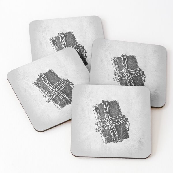 Item preview, 'Forbidden Chained Book' Gothic Horror Dark Fantasy Illustration designed and sold by Ghoul Enterprises.